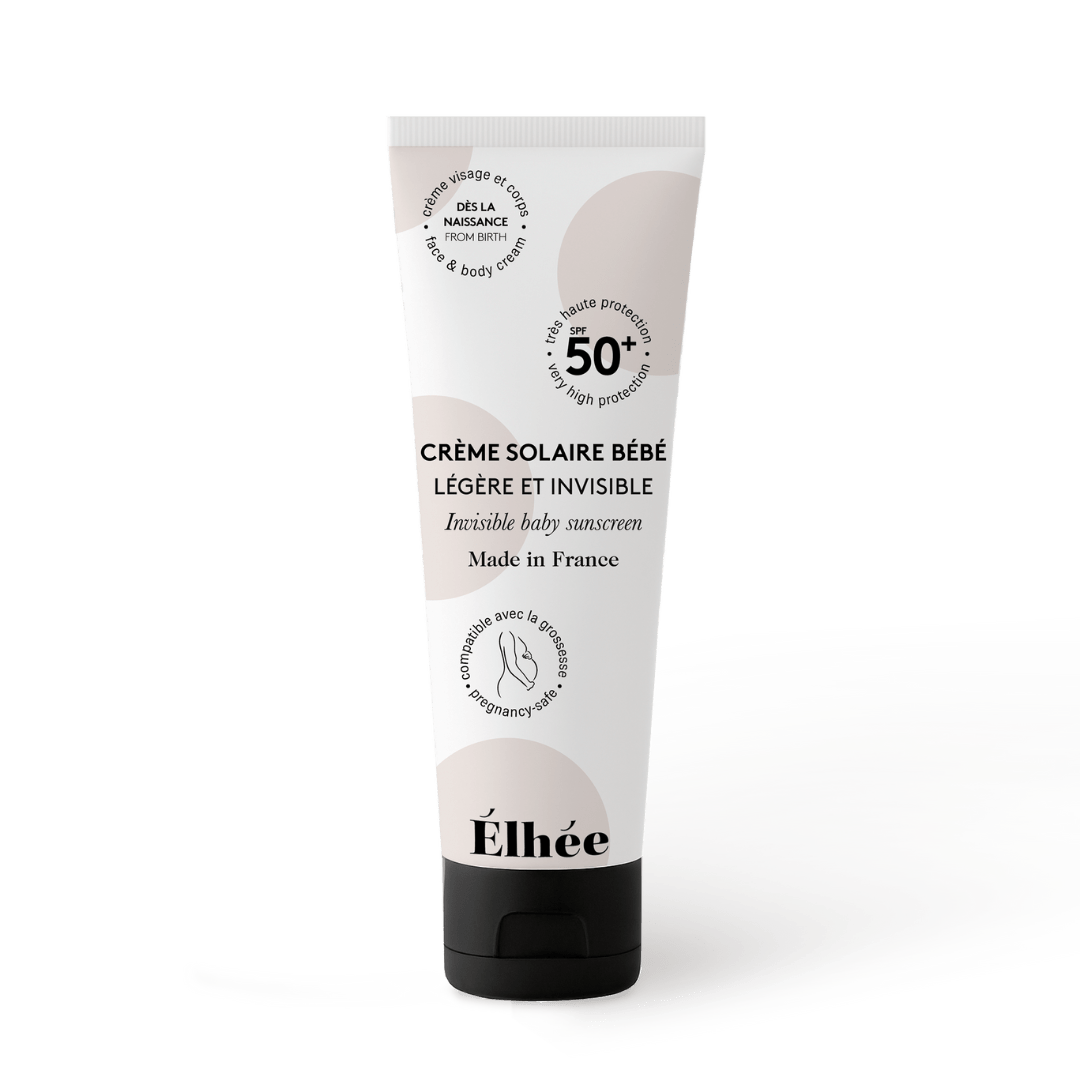Crème solaire SPF 50+ | Bébé et femme enceinte - Élhée