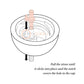 Weighted straw cup 8 oz | Sand/Nude 9m+