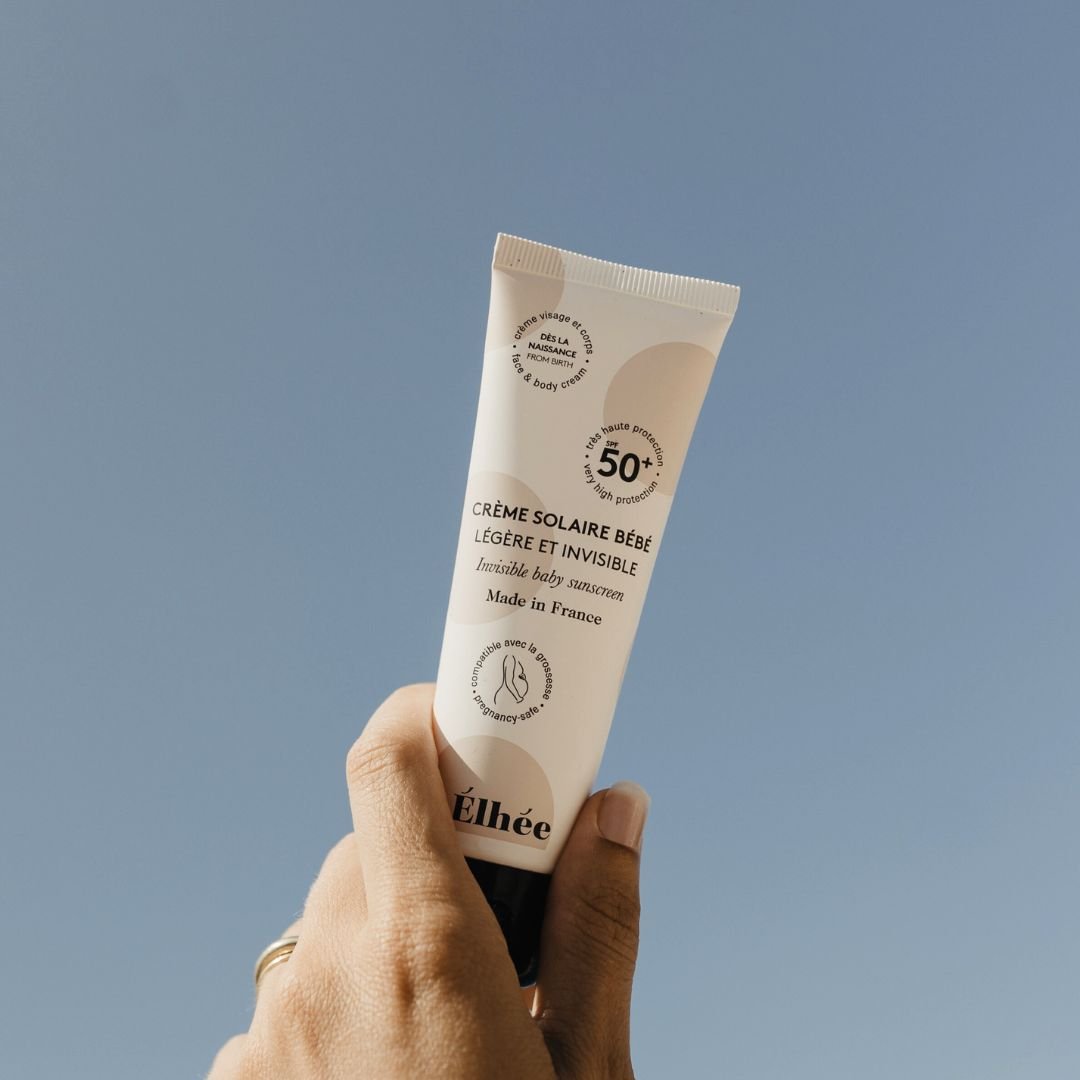 Crème solaire SPF 50+ | Bébé et femme enceinte - Élhée
