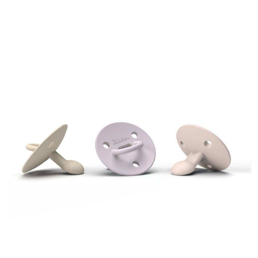Pack of 3 "ChooChoo" Pacifiers 6+ months | Ultra-Thin - Pinky
