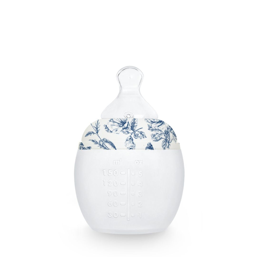 Baby Bottle + Lovey Gift Set | Tartine et Chocolat "Toile de Jouy" Blue