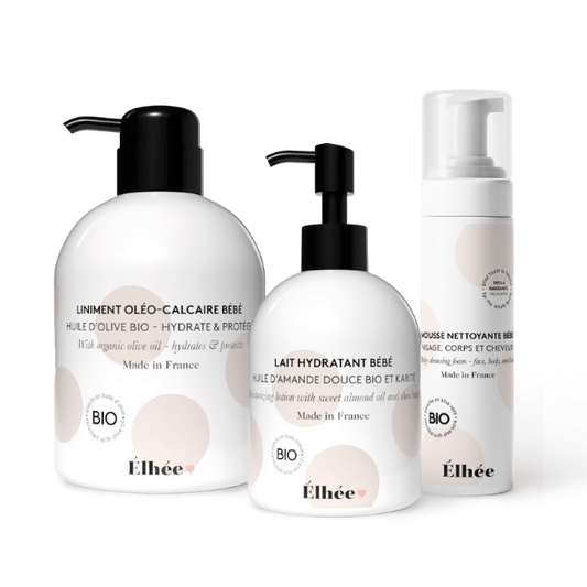 Routine de soins Bébé Bio - Élhée