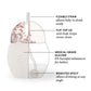 Weighted straw cup 8 oz | "Toile de Jouy" Terracotta 9m+