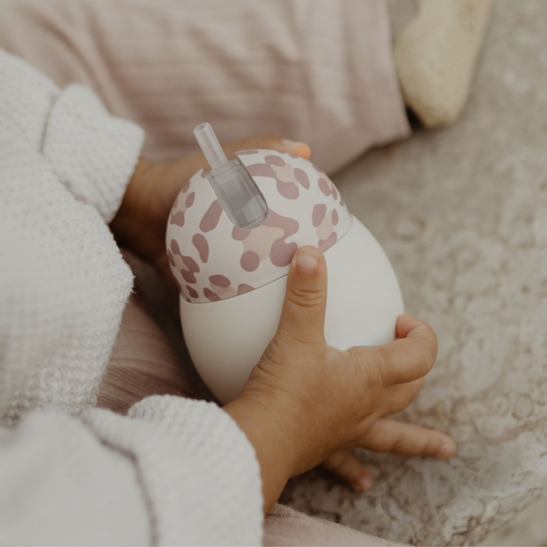 Weighted straw cup 8 oz | Graouu Pink 6m+